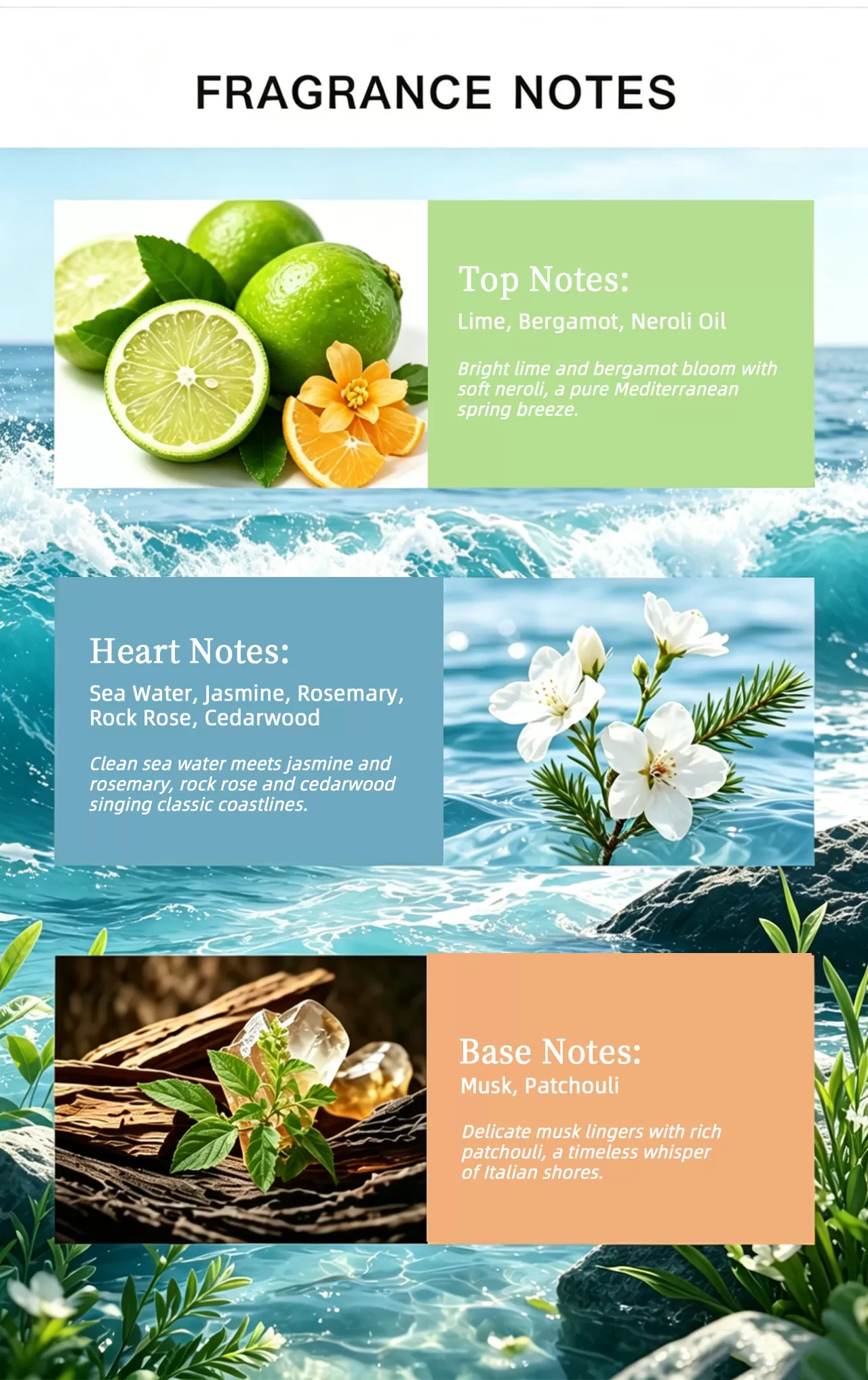 Fresh Aquatic Aromatic Perfume for Men ACQUA FRESCA  Bulk Supply, OEM Customization & Private Label Fragrance