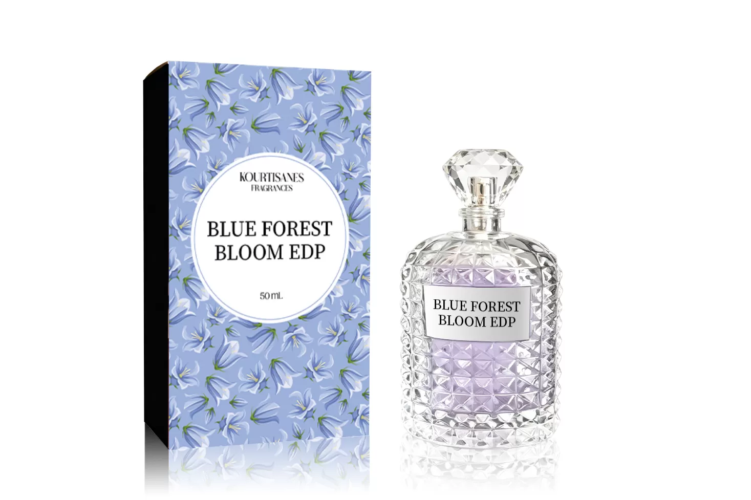 Nature-Inspired Women&rsquo;s Green Floral EDP | BLUE FOREST BLOOM, Scent Tuning & Bulk Order Available