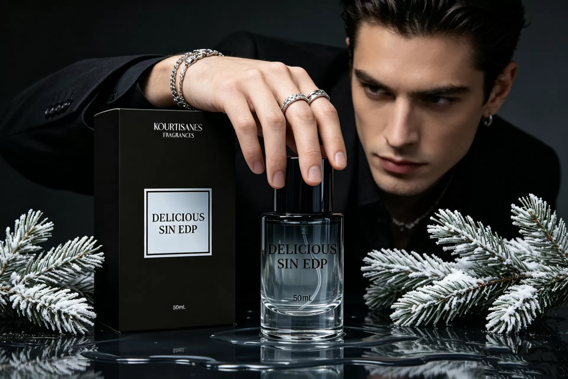 Inspired perfume oil structure display