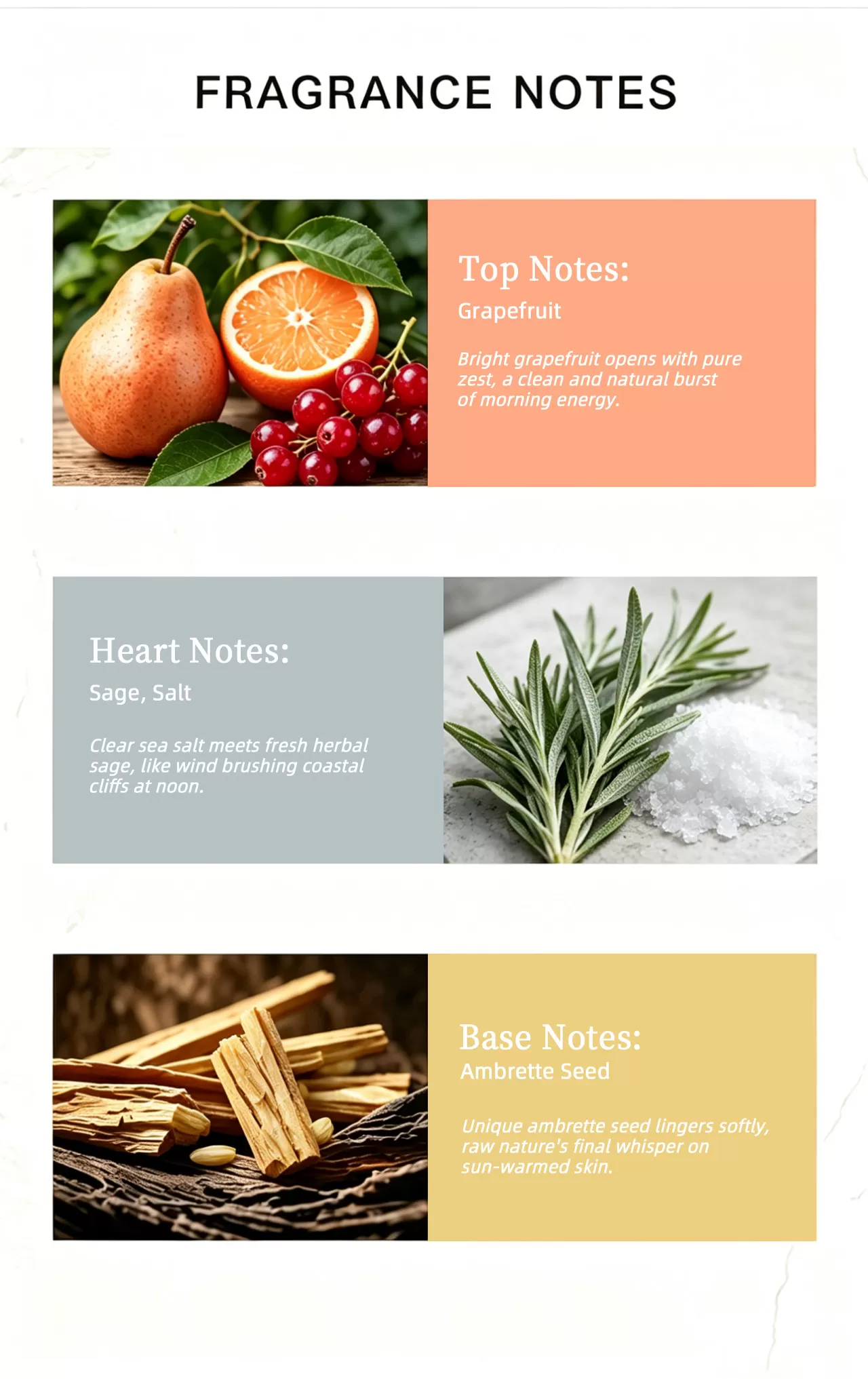 Light Aromatic Fragrance for Men & Women SEA SAGE BREEZE Custom Packaging & Bulk Order Support