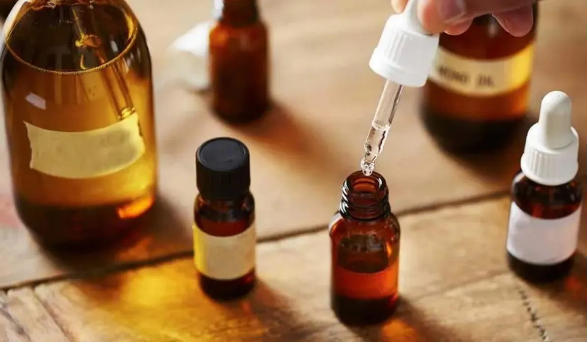 Inspired perfume oil structure display